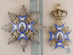 A Serbian Order Of St. Sava; Grand Cross Set, 1915-18