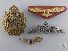 A Set Of Four Royal Canadian Air Force Badges