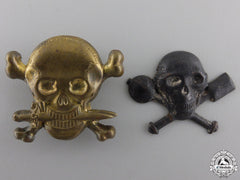 Italy. Two Ww2 Period Cap Badges