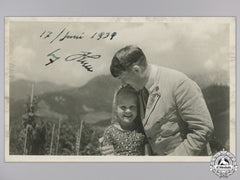 A Signed And Dated Ah Signed Picture Post Card; June 17Th 1939