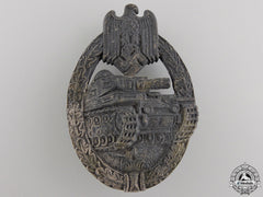 A Silver Grade Tank Badge By Rudolf Richter, Schlag