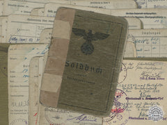 A Soldbuch To The 14Th Signals Battalion; 3 Wounds