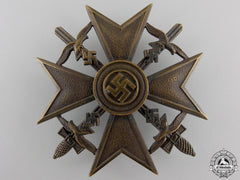 A Spanish Cross With Swords; Bronze Grade