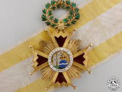 A Spanish Order Of Isabella The Catholic In Gold; Commander