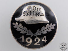 A Stahlhelm Membership Badge 17.2.24 In 935 Silver