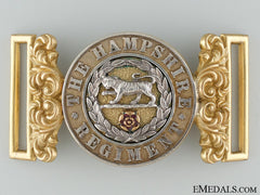 A Victorian Hampshire Regiment Officer's Buckle