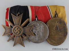 A War Merit & Campaign Medal Bar