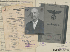 A Wehrpass & Records To The 13Th Reserve Territorial Infantry Battalion