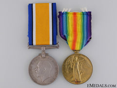 A Wwi Medal Pair To The 7Th Canadian Infantry Cef