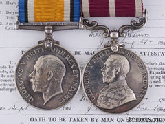 A Wwi Meritorious Service Pair To The 70Th Canadian Infantry