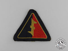 Netherlands, German Occupation. A National Socialist Movement In The Netherlands Black Shirts Sleeve Patch
