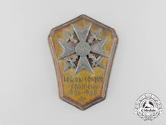 Germany, Luftwaffe. A 1936/39 Condor Legion Spanish Cross With Swords Pow Made Plaque
