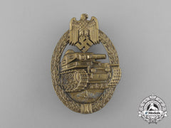 An Absolutely Mint Bronze Grade Tank Badge By Ferdinand Wiedmann