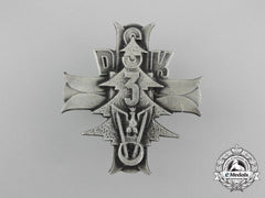 A Polish 3Rd Carpathian Rifle Division Badge By F.m. Lorioli Milano