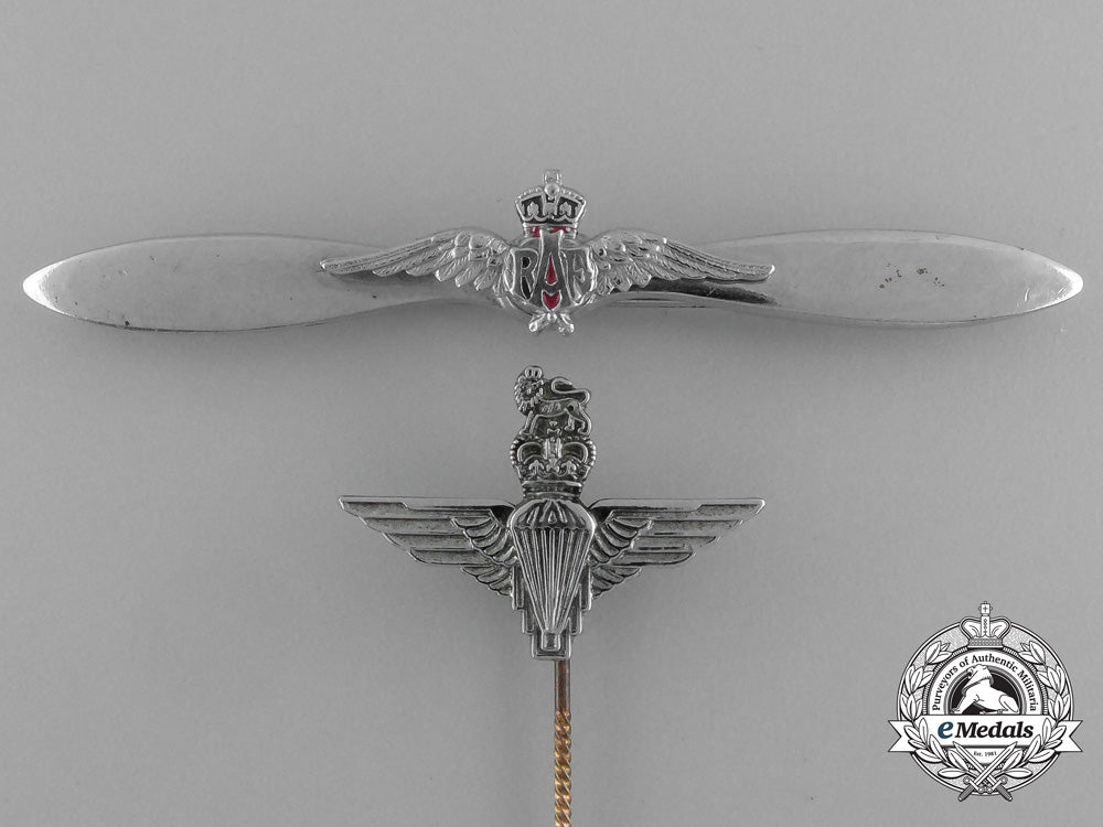 two_british_badges;_parachute_regiment_and_royal_air_force_aa_6231