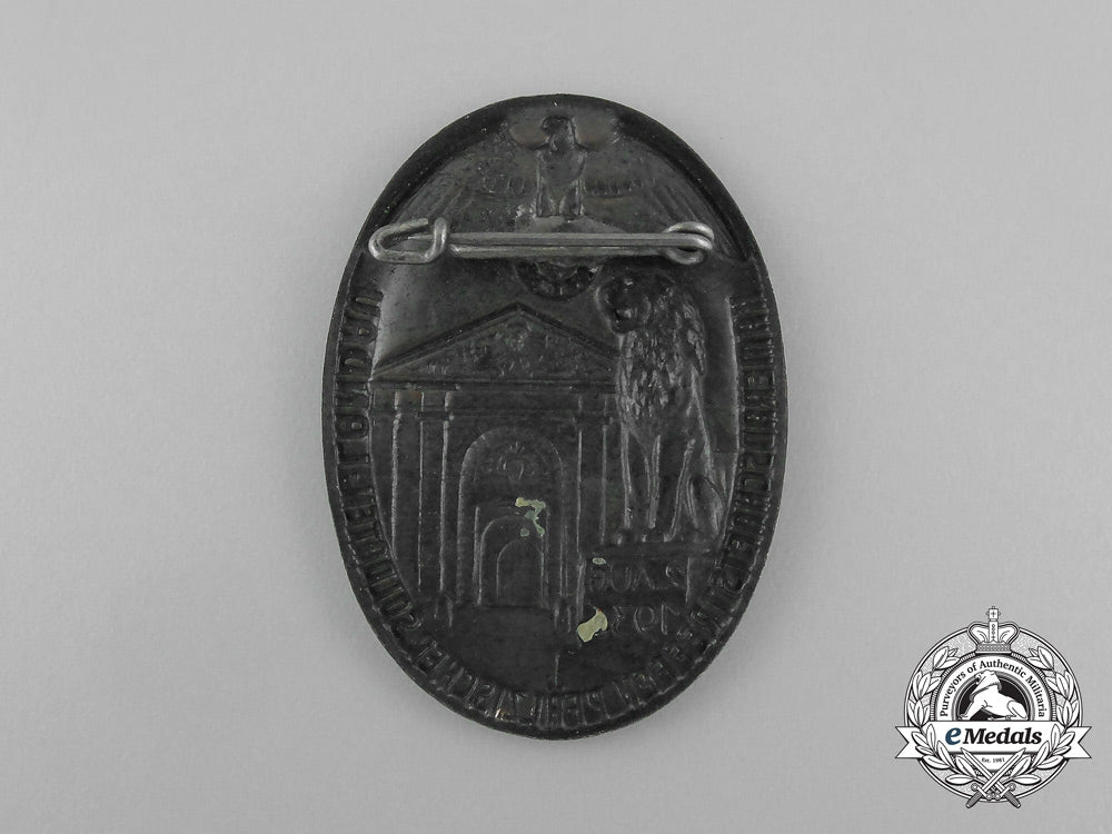 a1936_platz-_landau_region_meeting_of_war_comrades_badge_aa_7435