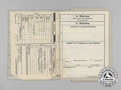 A Military Record Book Of Gefreiter Fanger; Invasion Of France