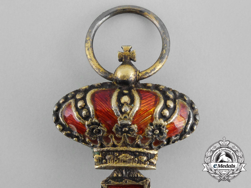 spain._a_royal_military_estamento_of_the_principality_of_gerona;_breast_badge,_c.1895_aa_9838
