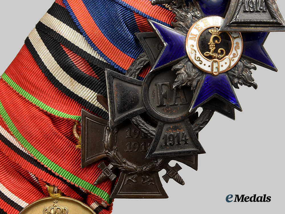 germany,_imperial._the_first_war_medal_bar_of_bavarian_stabsarzt_josef_meier_ai1_0782_1