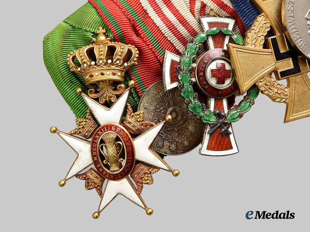 germany,_imperial._the_first_war_medal_bar_of_bavarian_stabsarzt_josef_meier_ai1_0788_1