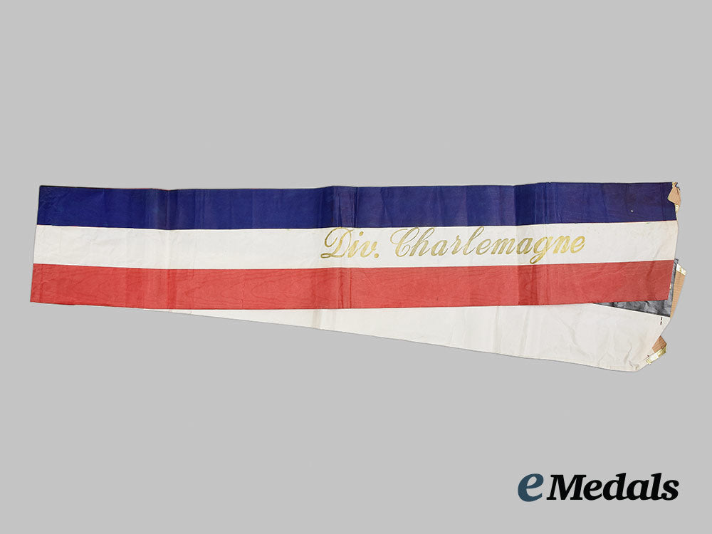 germany,_ss._a_pair_of_postwar_knight’s_cross_recipient_funeral_sashes,_charlemagne_division_ai1_3610_1