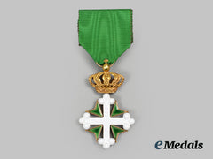 Italy, Kingdom. An Order Of St. Maurice &  St. Lazarus In Gold, I Class Knight