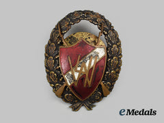 Latvia, Republic. A 4Th Valmiera Infantry Regimental Badge