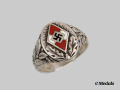 Germany, Hj. A Member’s Ring In Silver