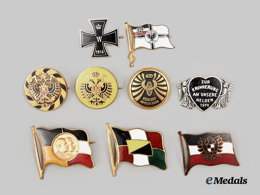 germany,_imperial._a_mixed_lot_of_first_world_war_patriotic_badges_ai1_8706_2_1