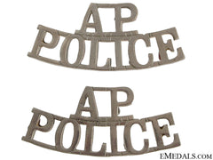Alberta Provincial Police Shoulder Badges