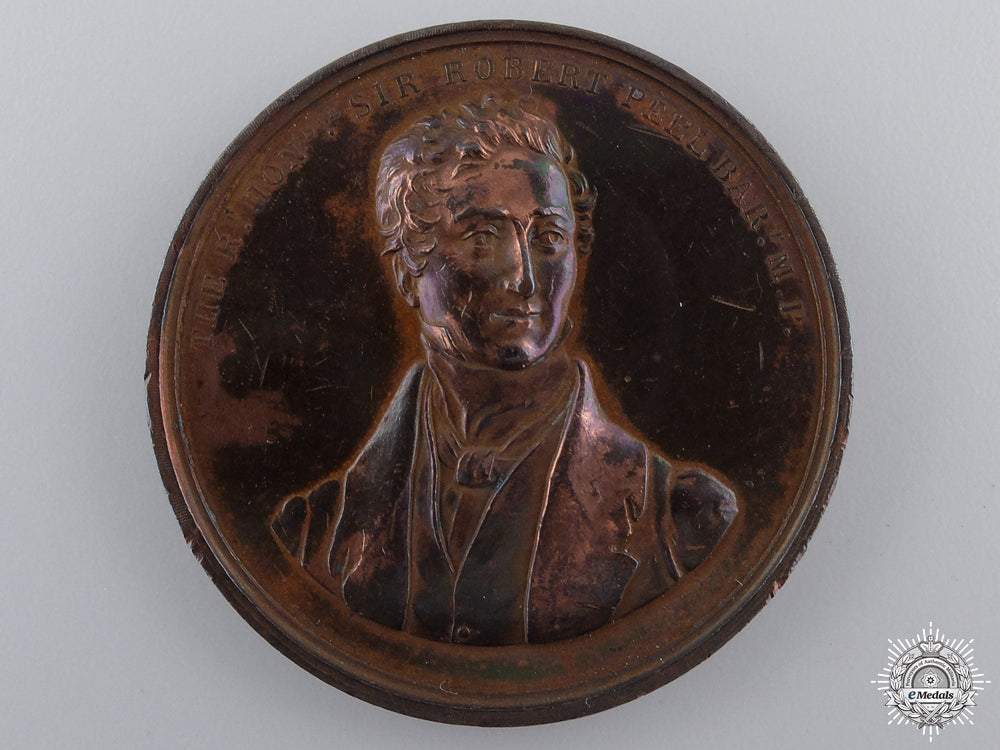 an1850_death_of_sir_robert_peel_commemorative_medal_an_1850_death_of_54c7b75437a9a