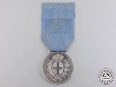 Italy. An 1859 Al Valore Militare Medal To Frenchman During Franco-Austrian War