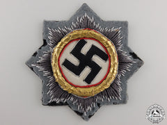 An Army Issued German Cross In Gold; Cloth Version