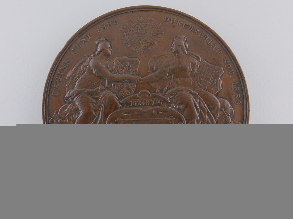 an_austrian_arlberg_railway_tunnel_completion_medal1883_an_austrian_arlb_55acf9f133b82