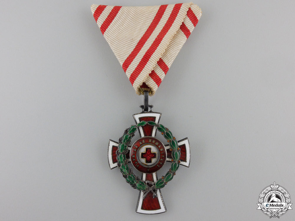 an_austrian_honour_decoration_of_the_red_cross;2_nd_class_with_war_decoration_an_austrian_hono_55c9f07946450