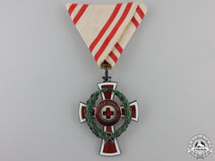An Austrian Honour Decoration Of The Red Cross; 2Nd Class With War Decoration