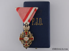 An Austrian Order Of Franz Joseph By H. Ulbrichts Witwe; Knight's Badge
