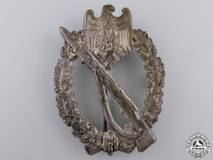 An Early Infantry Badge; Silver Grade