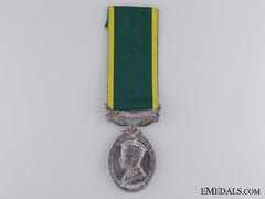 An Efficiency Medal To Gunner J. Williamson; Royal Artillery