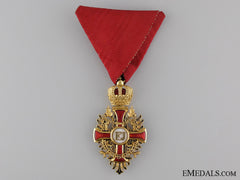 An Exquisite 1914 Order Of Franz Joseph In Gold; Knight's Cross