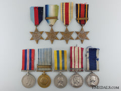 An Extensive Royal Naval Service Grouping To Petty Officer Garbutt