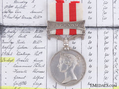 An Indian Mutiny Medal To Colour Sergeant Johnson; 20Th Regiment Of Foot