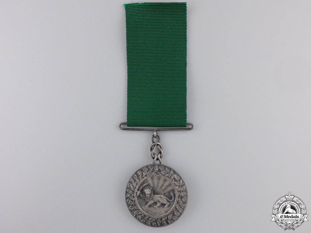 an_iranian_order_of_homayoun;_silver_grade_medal_an_iranian_order_55195527f3b84