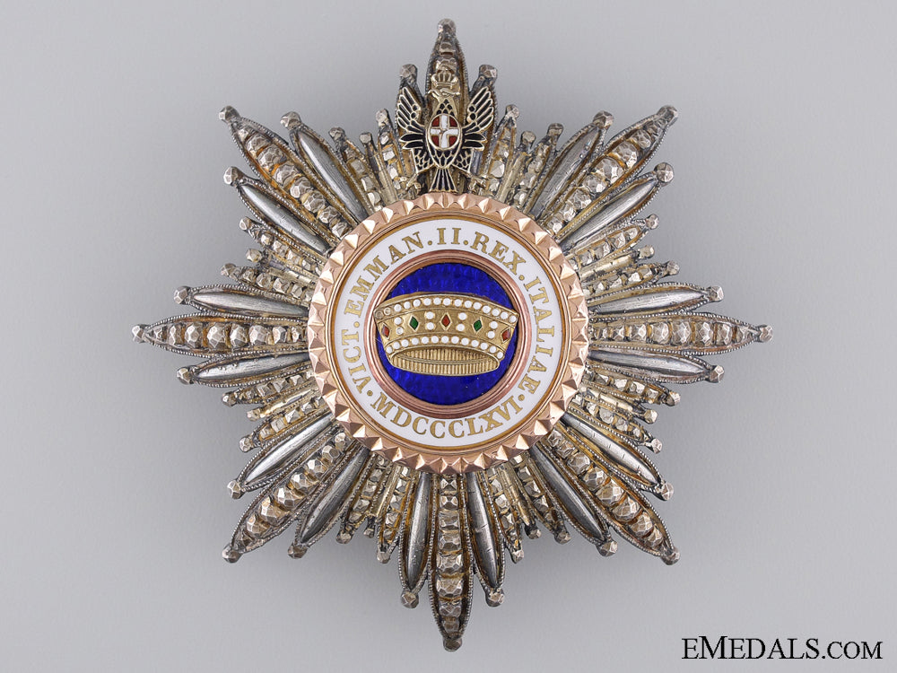 an_italian_order_of_the_crown;_grand_cross_star_an_italian_order_53e3777f25702
