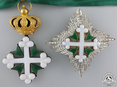 Italy, Kingdom. An Order Of St.maurice & St.lazarus, Grand Officer's Set