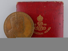 An King Edward Vii And Queen Alexandra Coronation Medal
