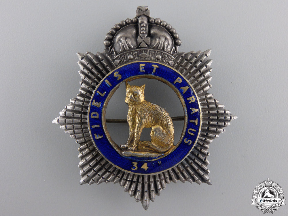 an_officer's34_th_ontario_regiment_badge_an_officer_s_34t_5535579cbac41