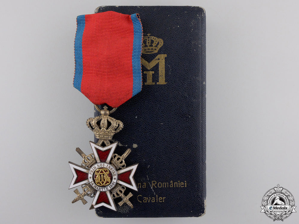 an_order_of_the_crown_of_romania;_knight_of_the_military_division_with_swords_an_order_of_the__5550baee1cbe2