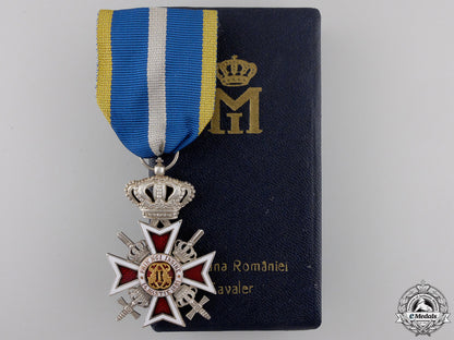 an_order_of_the_crown_of_romania;_military_division_with_swords_an_order_of_the__555b73caadf5d