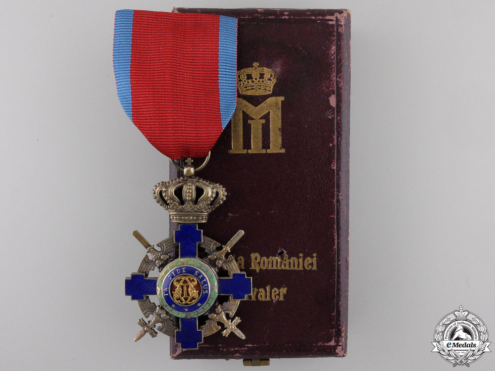 an_order_of_the_star_of_romania;_knight_with_crossed_swords_an_order_of_the__555b77bd9b082